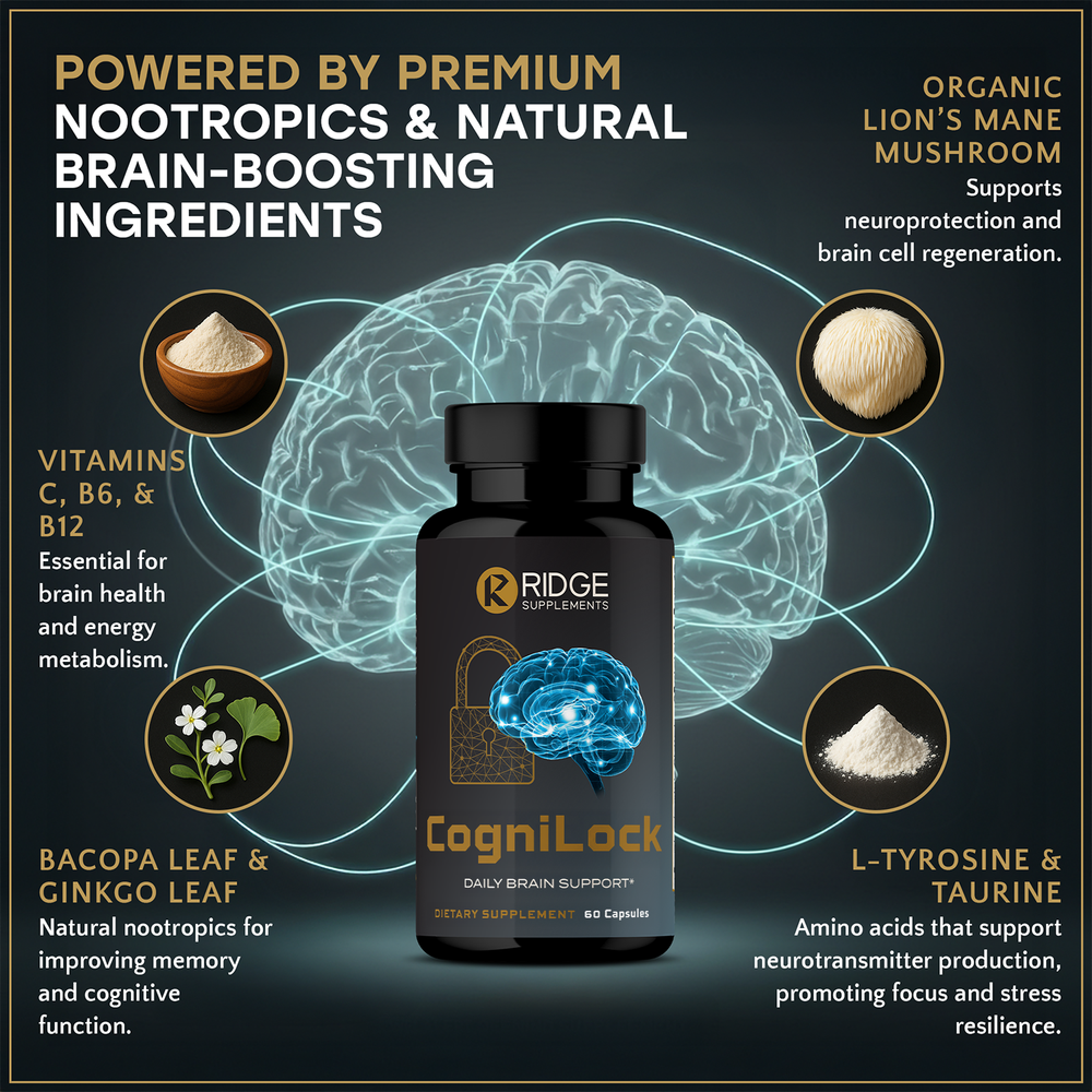 CogniLock - Daily Brain, Energy and Focus Support